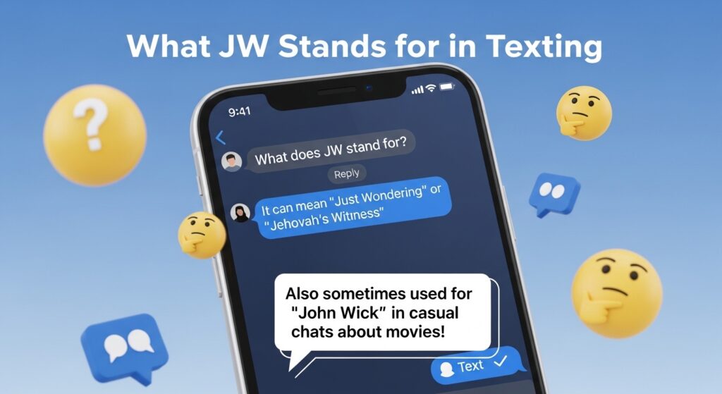 JW Stands for in Texting