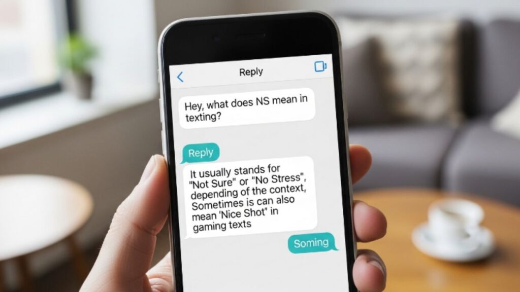 What Does NS Mean in Texting?