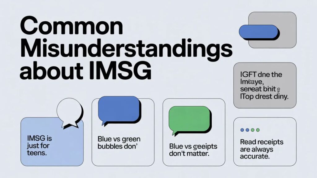 Common Misunderstandings About IMSG
