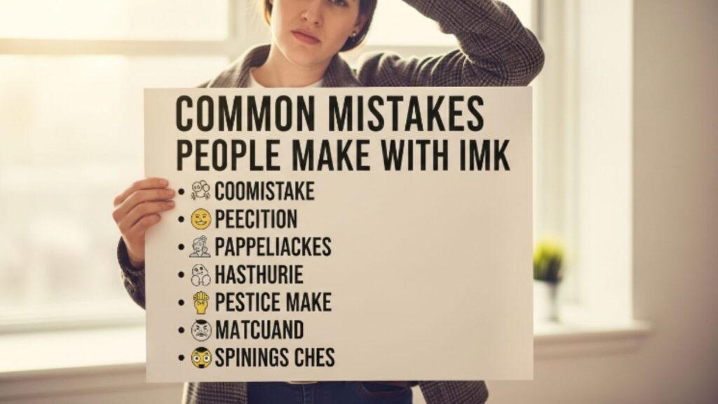 Common Mistakes People Make with IMK