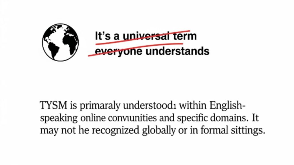 Common Misunderstandings About TYSM