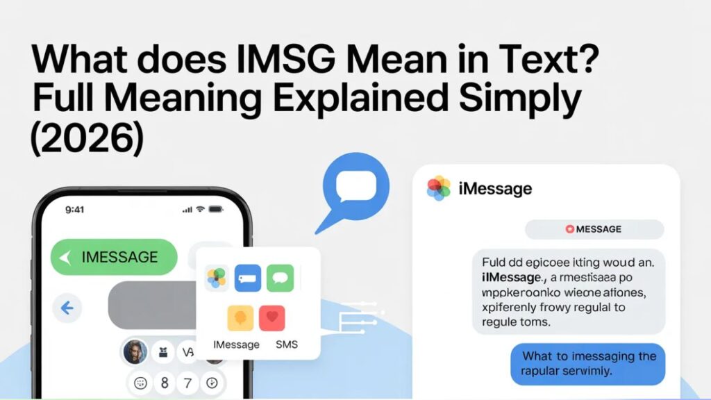 IMSG Meaning in Text Explained