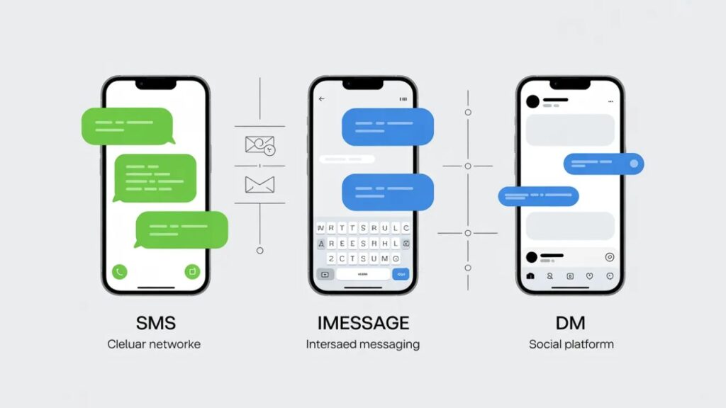 Is IMSG the Same as SMS or DM?