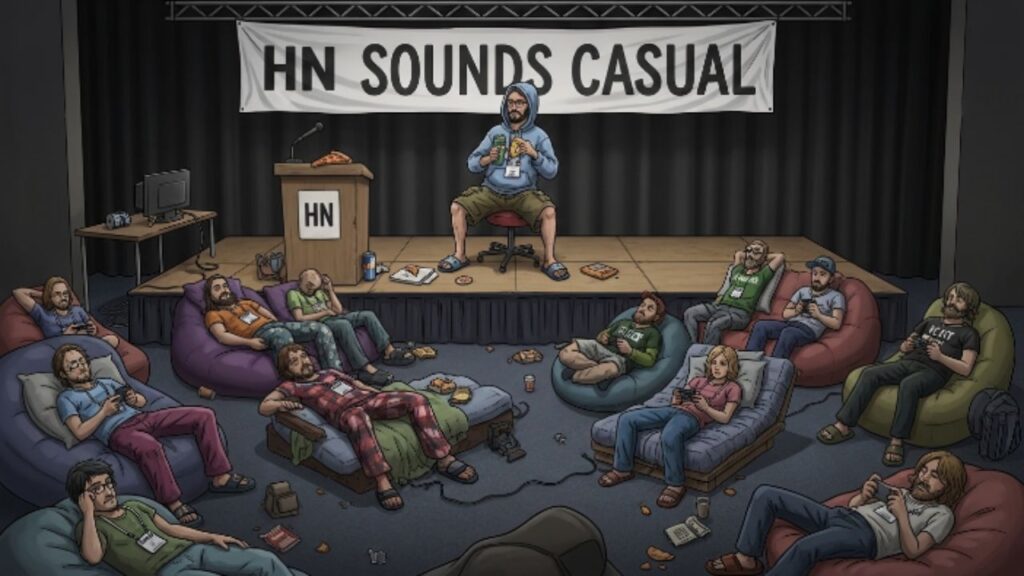 When HN Sounds Casual