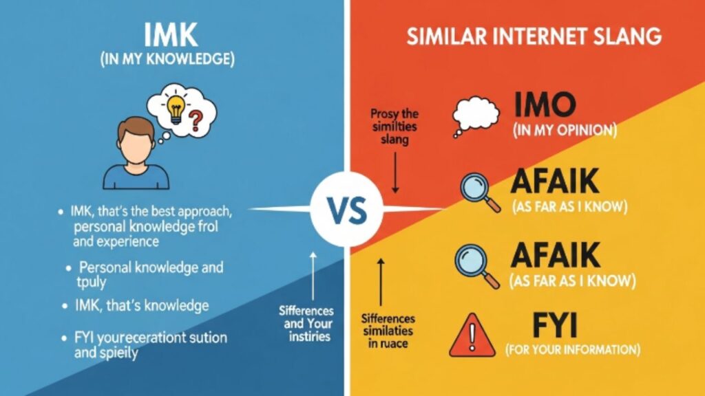 IMK vs Similar Internet Slang