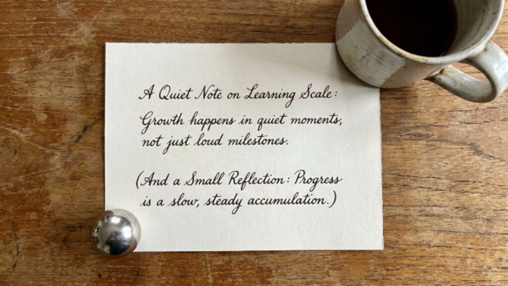 A Quiet Note on Learning Scale