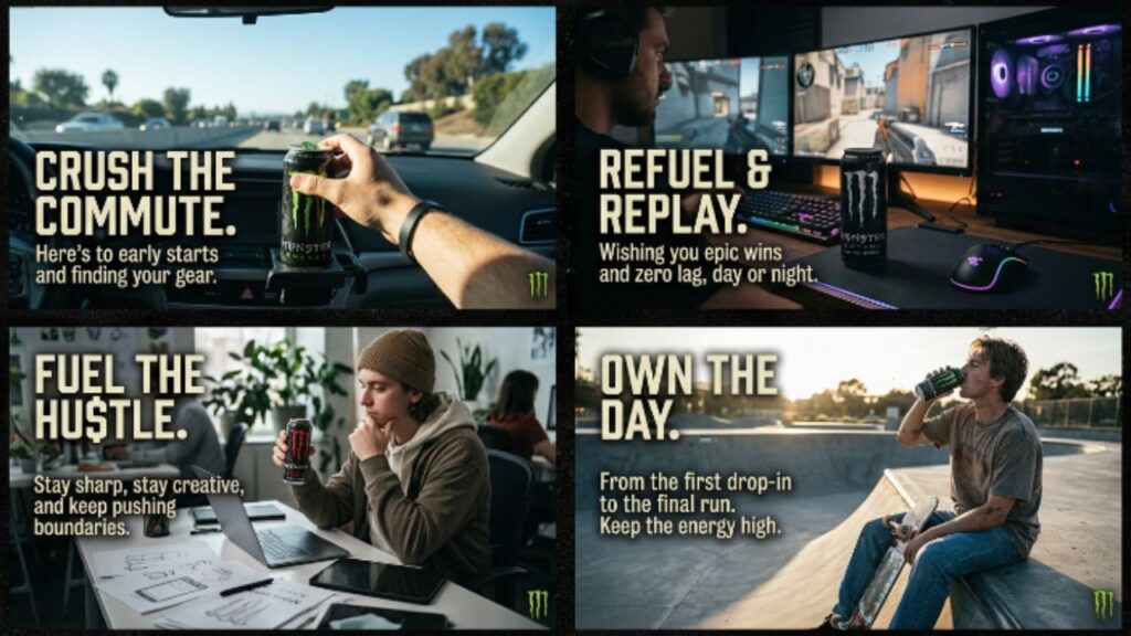 Wishes and Messages for Monster Energy Fans