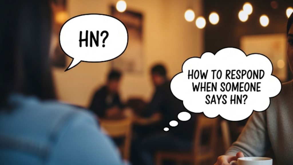 How to Respond When Someone Says HN