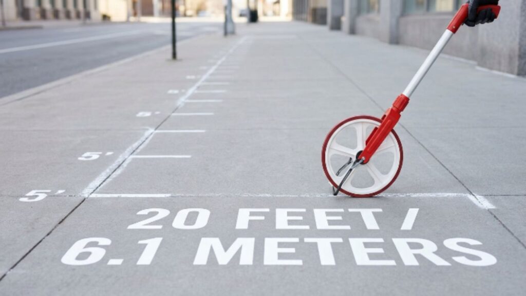 Understanding 20 feet in human scale and everyday conversions