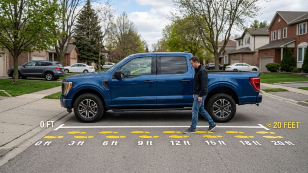 How to actually visualize 20 feet without a tape measure