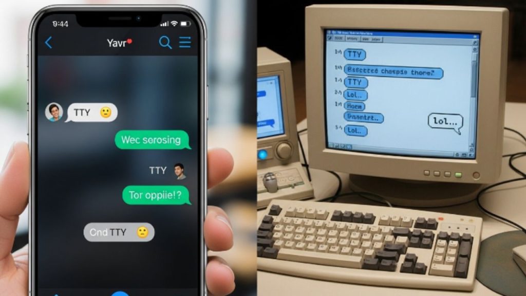 People Even Use “TTY” in Chats