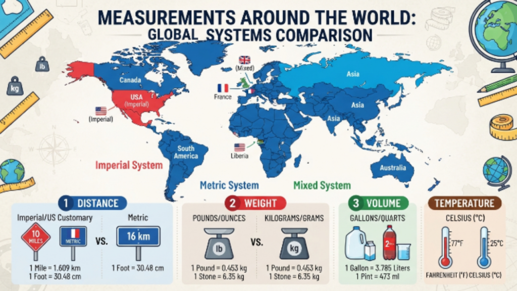 How Measurements Change Around the World