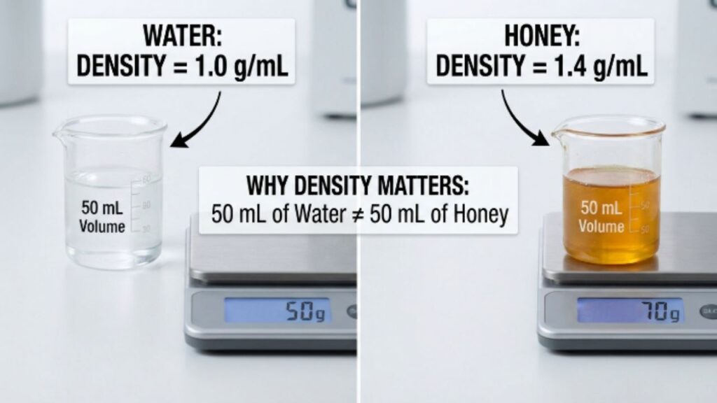 Milliliters to Grams Conversion