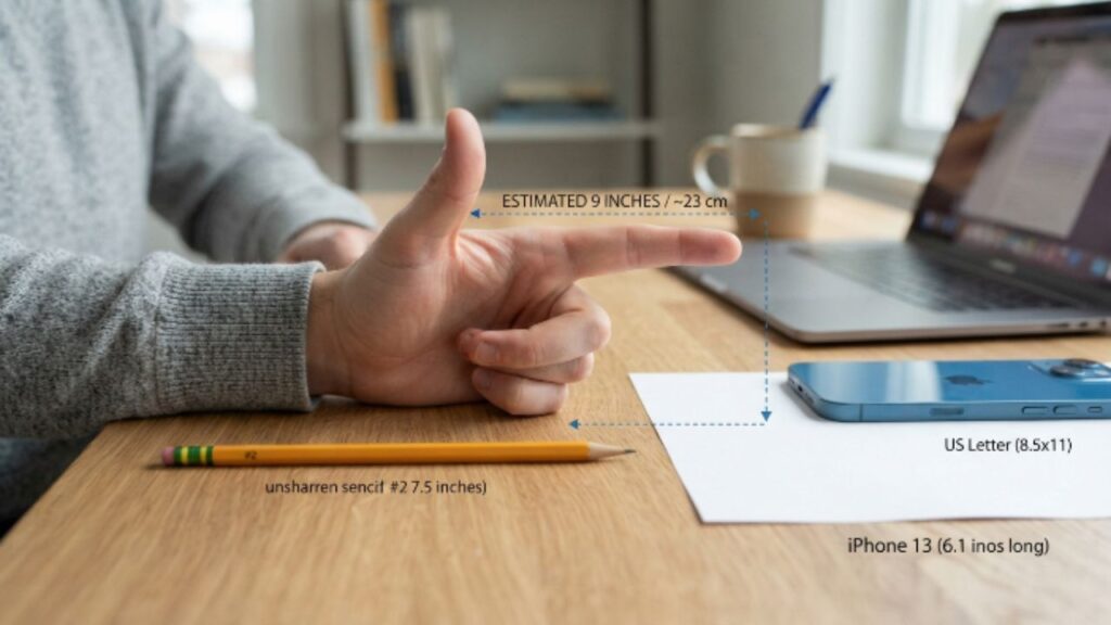 How to Estimate 9 Inches Without a Ruler